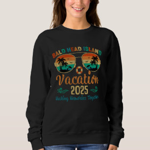 Sudadera Vacaciones de la Isla Cabeza Calva 2025 Familia de