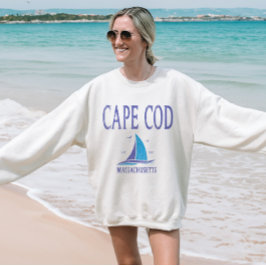 Sudadera Vacaciones de navegación en Cape Cod