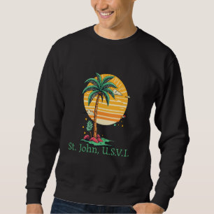 Sudadera Vacaciones de recuerdo de St. John usvi US Virgin