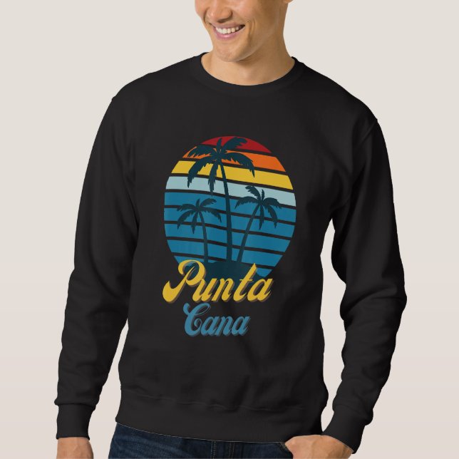 Sudadera Vacaciones de sol en la playa de souvenir de Repúb (Anverso)