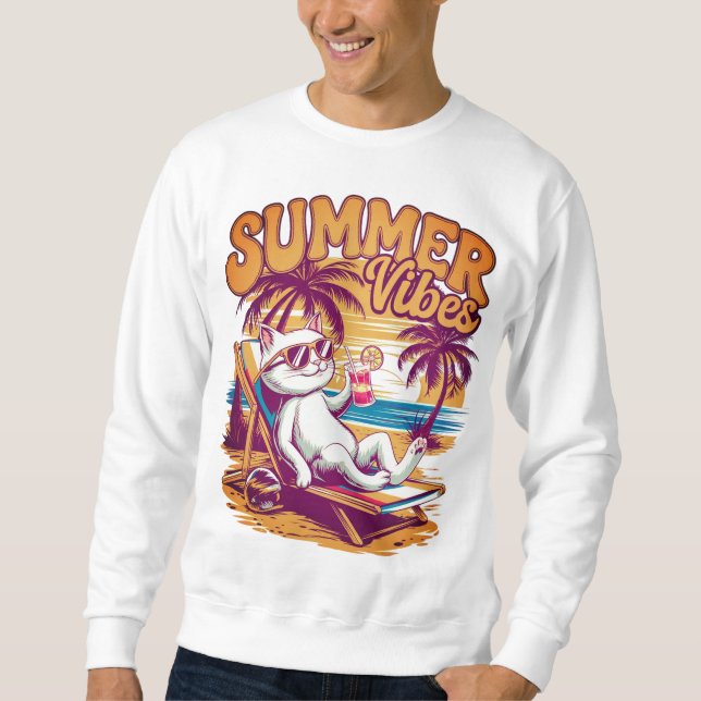 Sudadera Vacaciones de verano de Guay Cat (Anverso)