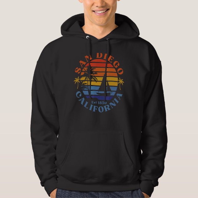Sudadera Vacaciones de verano de San Diego California Beach (Anverso)