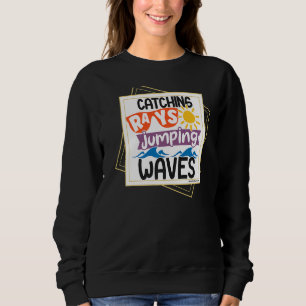 Sudadera Vacaciones de verano en el océano playa Sunshine S