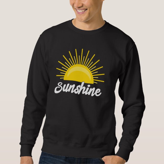 Sudadera Vacaciones de verano en la playa Cute Tee Sunshine (Anverso)