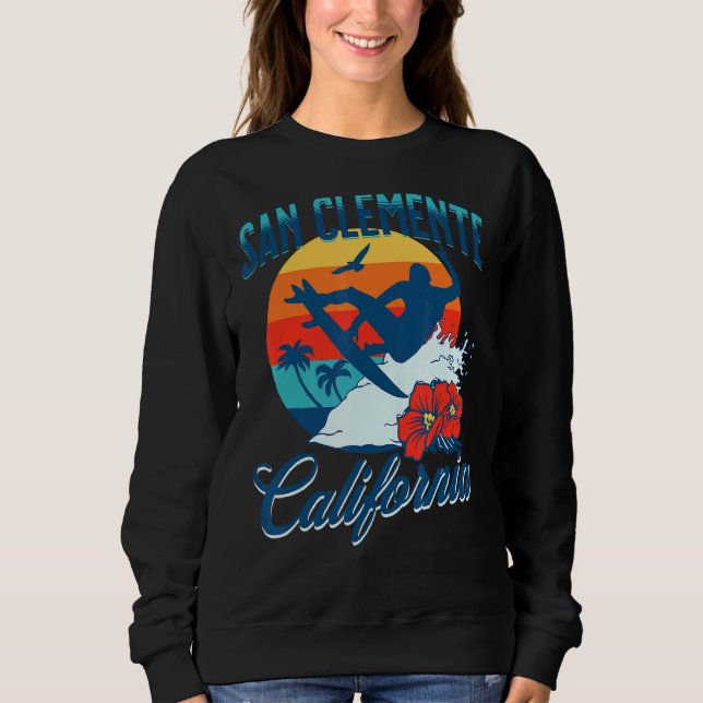 Sudadera Vacaciones de verano en San Clemente California (Anverso)