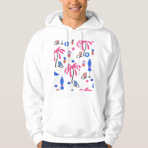 Sudadera Vacaciones de verano: Patrón de piñas de palmeras