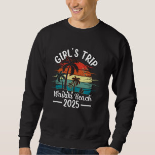 Sudadera Vacaciones de Verano Viaje de Chicas 2025 Hawaii W