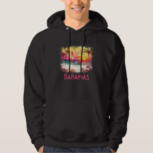 Sudadera Vacaciones de verano y surf en la playa de palmera