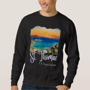 Sudadera Vacaciones en las Islas Vírgenes de los Estados Un