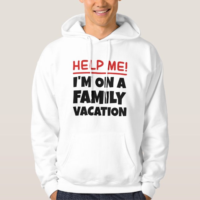 Sudadera Vacaciones familiares (Anverso)
