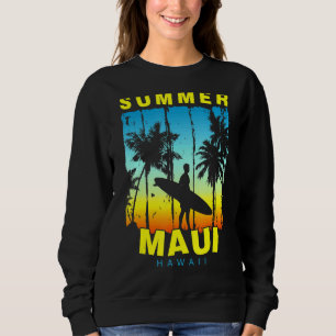 Sudadera Vacaciones familiares en Hawaii Maui Sunset Beach