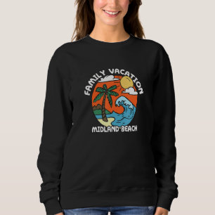 Sudadera Vacaciones familiares Midland Beach New York Beach