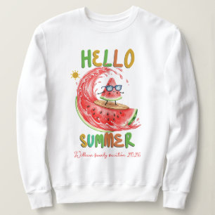 Sudadera Vacaciones familiares personalizadas de surf en ac