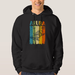 Sudadera Vacaciones Familiares Tema Retro Ballena Aruba Car