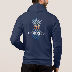 Sudadera Vacaciones Familiares Tropicales de Piña Personali