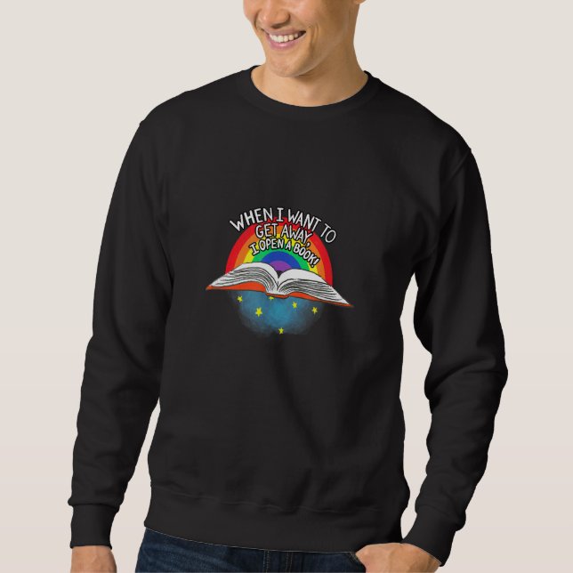 Sudadera Vacaciones Libres Que Me Encanta Leer (Anverso)