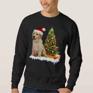 Sudadera Vacaciones ligeras de Navidades de Golden Retrieve
