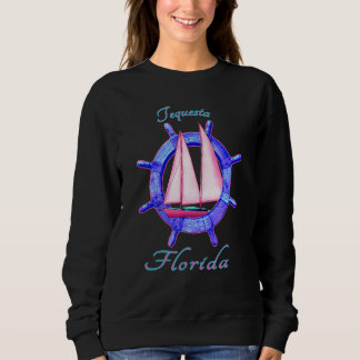 Sudadera Vacaciones Náuticas de Vela de Tequesta Florida