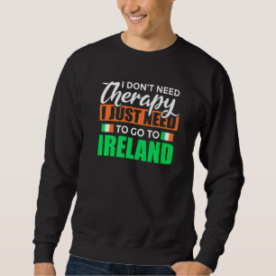Sudadera Vacaciones No Necesito Terapia Solo Necesito Ir A