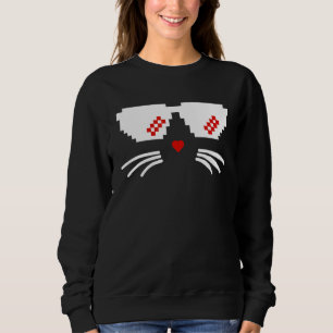 Sudadera Vacaciones Pixilar Gafas De Sol Thug Gato Lo Que H