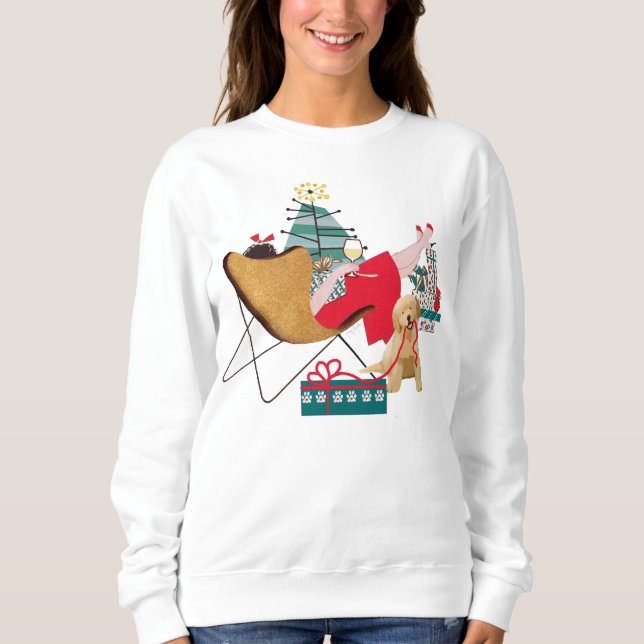 Sudadera VACACIONES RETRO GOLDEN - Golden Retriever (Anverso)