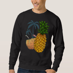 Sudadera Vacaciones veraniegas tropicales de palmeras de fr