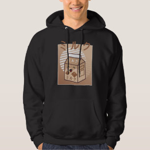 Sudadera Vacas de chocolate japonés retro de vaca kawaii
