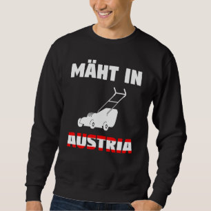 Sudadera Vacas En Austria Jardín De Madera De Césped