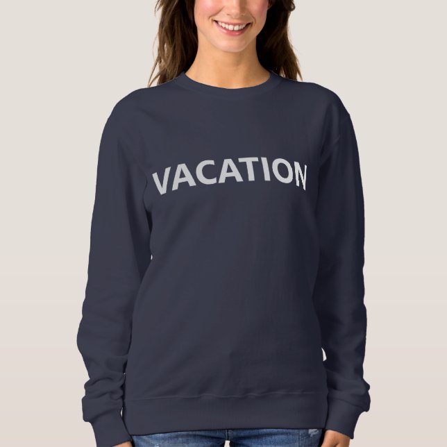 SUDADERA VACATION (Anverso)