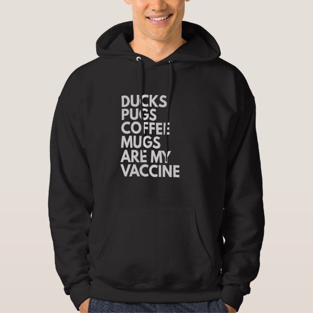 Sudadera Vacuna Vacuna contra el Tejido Y El Café (Anverso)