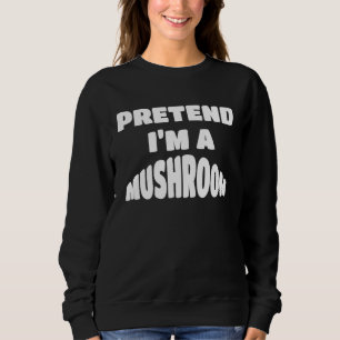 Sudadera vago disfraz de halloween fingir que soy un hongo
