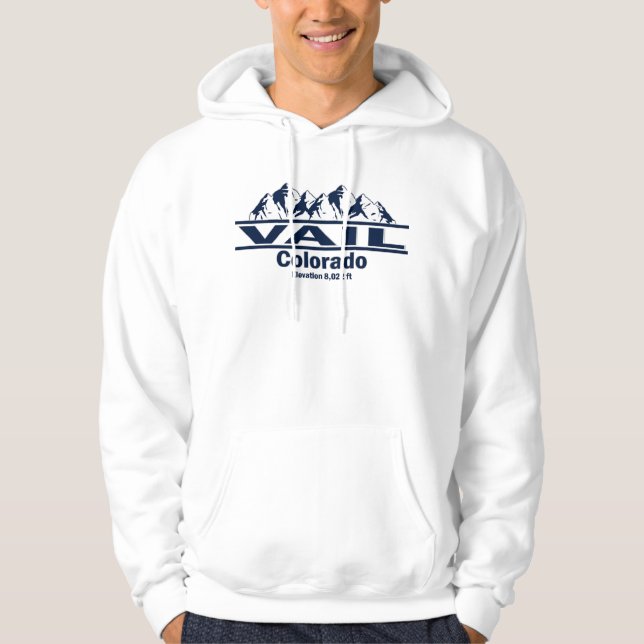 Sudadera Vail Colorado con las montañas rocosas (Anverso)