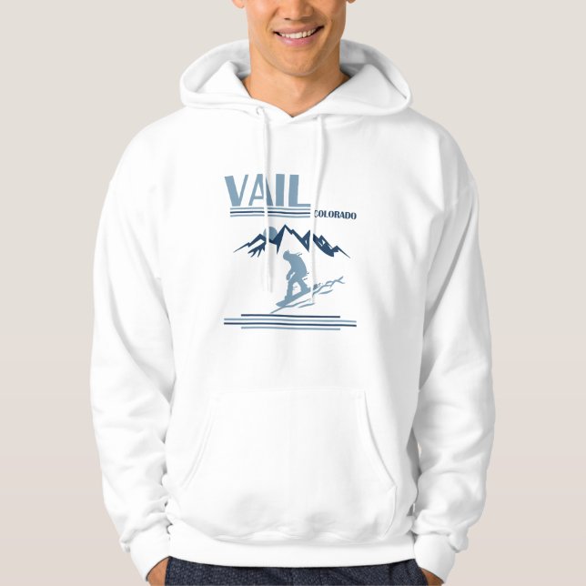 Sudadera Vail Colorado snowboard (Anverso)