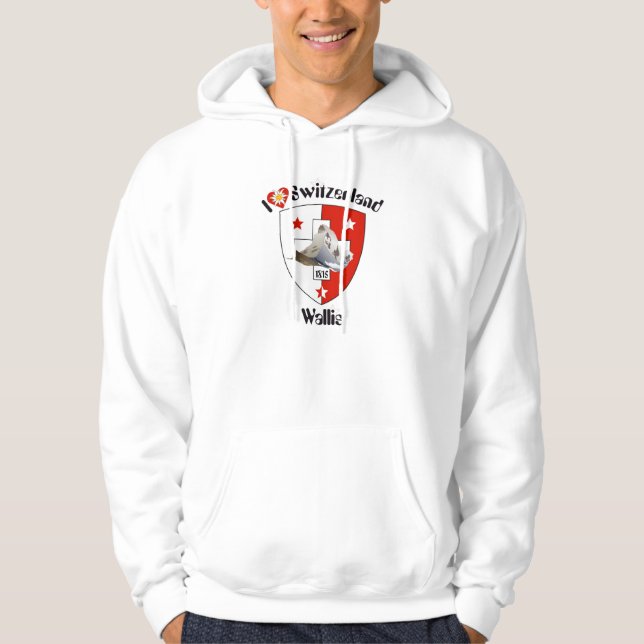 Sudadera Valais / Wallis Schweiz-Suisse T-Shirt (Anverso)