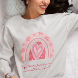 Sudadera valentina unida para siempre