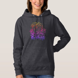 Sudadera Valentine Anatómico Heart Hoodie negro