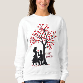 Sudadera Valentine Cozy Love – Women’s Crewneck Sweatshirt
