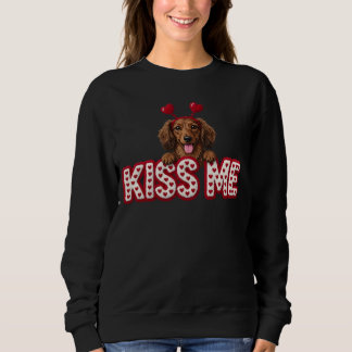 Sudadera Valentine Dachshund puppy dog 