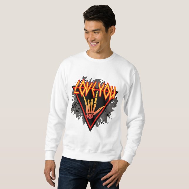 Sudadera Valentine day´s Love romantic holiday heart romans (Anverso completo)