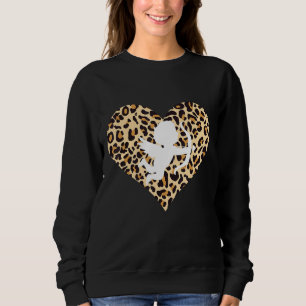 Sudadera Valentine Love Cupid Heart Leopard Funny Men Valen