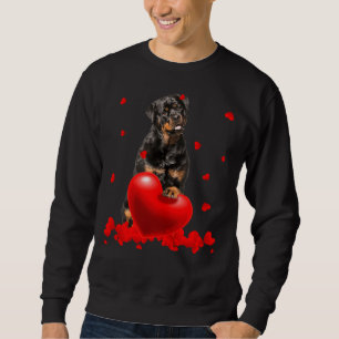 Sudadera Valentine S Day Heart Rottweiler Dog Lover 21