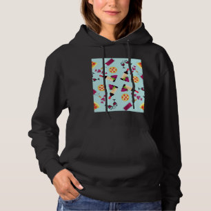 Sudadera Valentine Wine Pizza Love Graphic