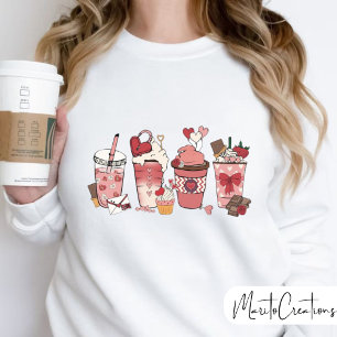 Sudadera  Valentine's Day Coffe jumper for women, love