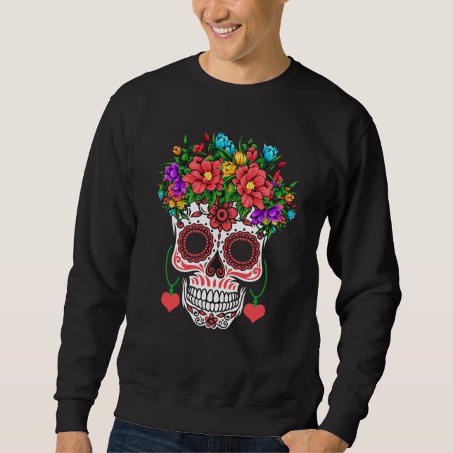 Sudadera Valentines Day Dia De Los Muertos (Anverso)