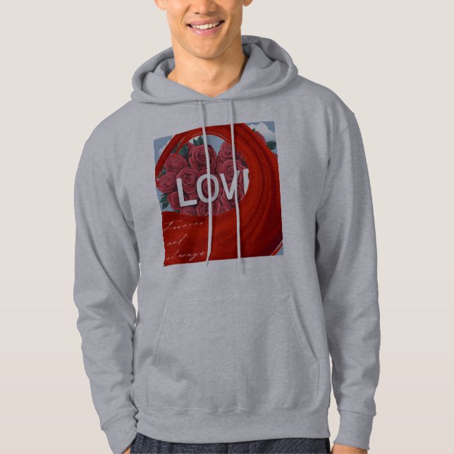 Sudadera Valentines Day  for Boys Girls Red Hearts (Anverso)