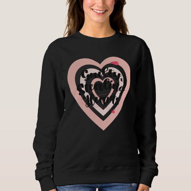 Sudadera Valentines Day Guilty of Stealing Hearts (Anverso)