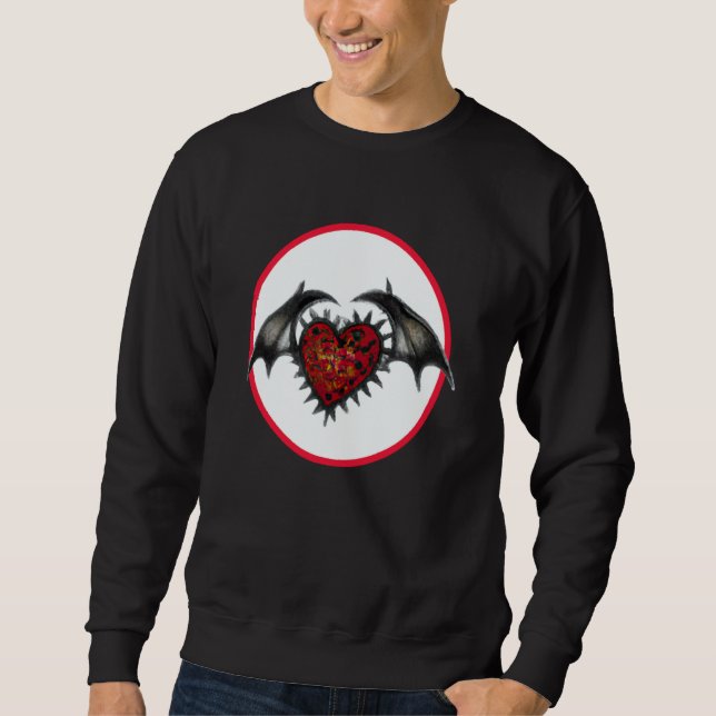 Sudadera Valentine's Day hearts dragon  17 (Anverso)