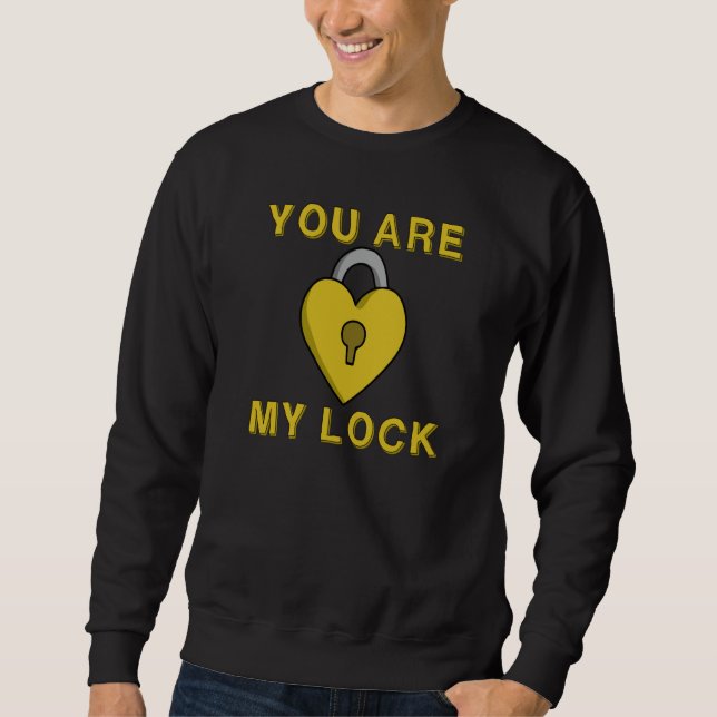 Sudadera Valentine's Day I am Your Key You're My Lock Coupl (Anverso)