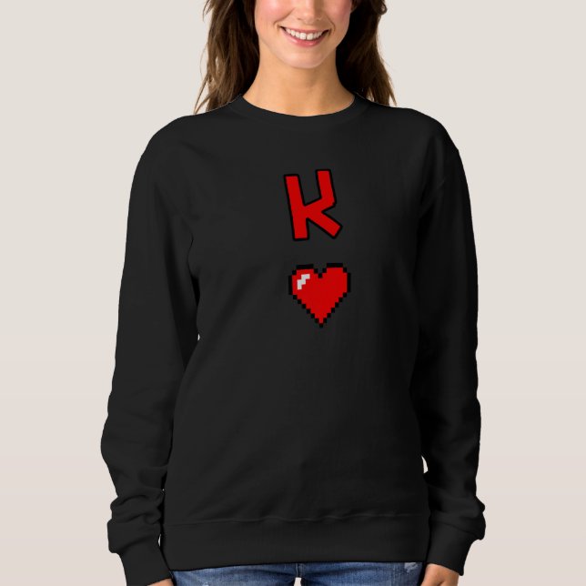 Sudadera Valentines Day King Of Hearts  2 (Anverso)