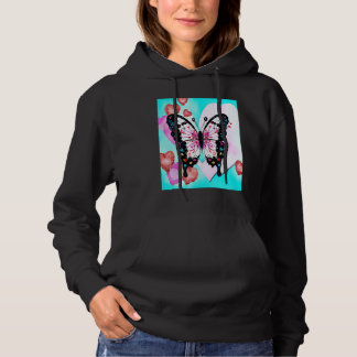 Sudadera Valentine's Day Love Heart Butterfly Girlfriend Fi
